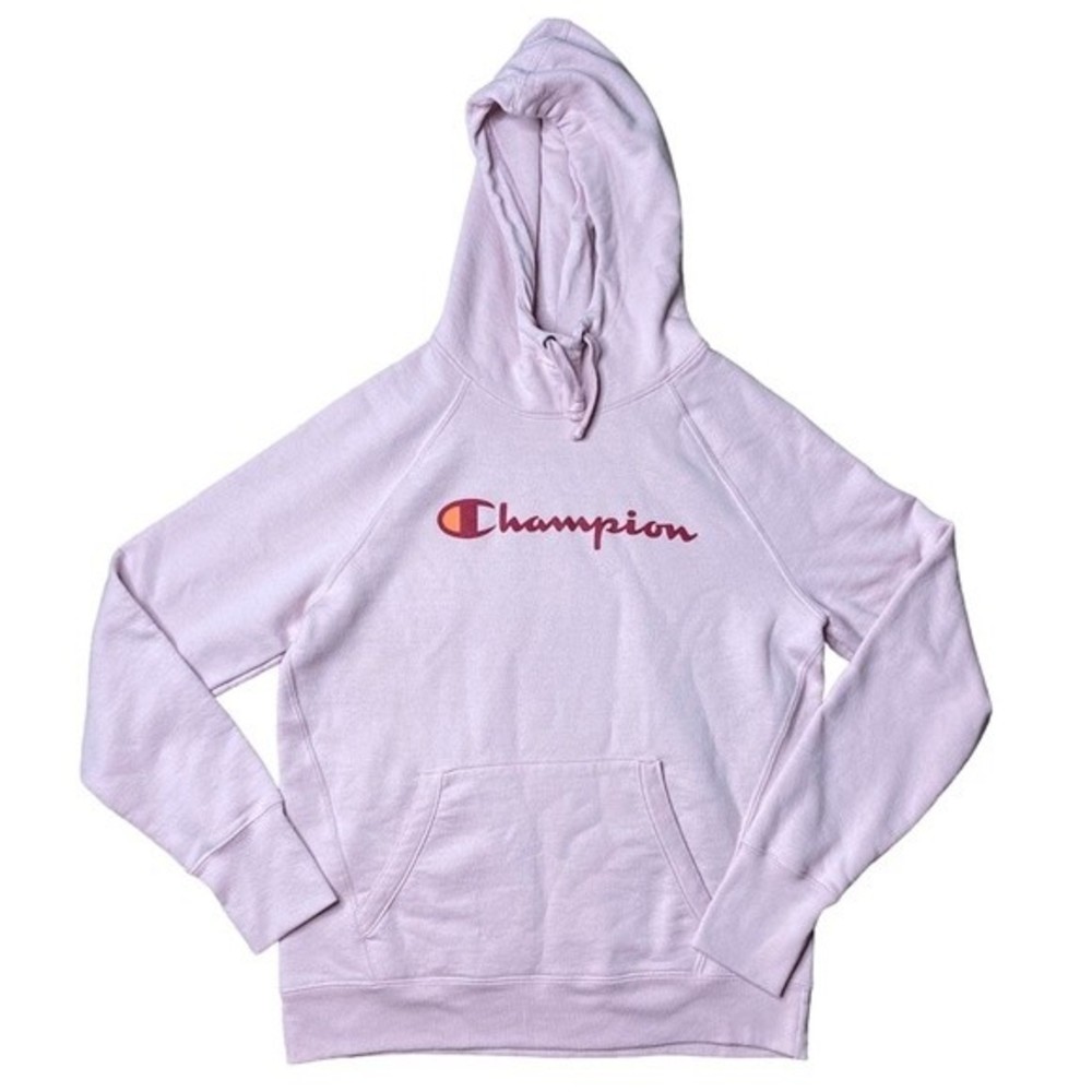 Champion Powersoft Cowl Neck Hoodie Light Pink Size Small